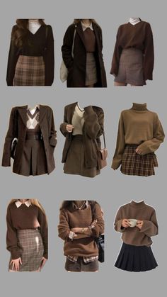 Outfits W Skirts, Dark Academia Outfit Women, Academia Style, Modest Fashion Outfits, Outfit Inspo Fall