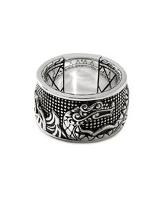 John Hardy Sterling Silver Legends Naga Dragon Ring John Hardy Rings, Gray Ring, Dragon Ring, Sterling Silver Rings Bands, John Hardy, Silver Band Ring, Elegant Ring, Sterling Silver Bands, Crystal Rings