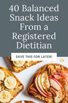 Balanced Snacks, Healthy High Protein Snacks, Balanced Plate, Decadent Food, Healthy Snack Ideas, Balanced Meals, Healthy Balance, Snack Plate, Registered Dietitian