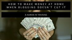 How To Make Money At Home When Blogging Doesn't Cut It Free Vision Board Template, Free Vision Board, Learn Seo, Side Money, Make Money From Home, Food For Thought, Money, How To Make Money