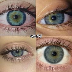 Blue Green Eye Color, Types Of Blue Eyes, Blue Hazel Eyes, Pretty Eyes Color, Rare Eye Colors, Long Natural Curly Hair, Jade Eyes, Eye Color Chart, Rare Eyes