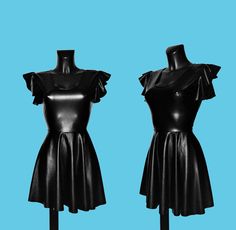 📌✂Please contact me if you would like a custom made dress for your size with your measurements for an extra charge of £12.00. 📌Please Contact me before purchase with you measurements! 💋Hand Made with Love💋 Item Specifics: Style: Bodycon Dress Colour: Black Fabric: PVC Material: Faux Leather Pattern: Plain Size: XS(4-6) S(6-8) M(8-10) L(10-12) XL(12-14) XXL(14-16) Neckline: Crew Neck Silhouette: Bodycon Skater Dress Length: Knee Length Sleeve Length: Short Flutter Sleeve Occasion: Party, Even Leather Baby, Leather Pattern, Pvc Material, Dress Clothes For Women, Skater Dress, Baby Doll, Flutter Sleeve, Black Fabric, Evening Wear