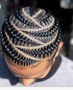 Attractive men braided hairstyle ideas for long hairs Male Braids, Cornrow Styles