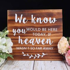 Nwot. Made Of Real Wood. White Ink Letters. 9.1”X8.3”X0.3”. Wedding Memorial Sign. Wedding Memorial Sign, Wooden Wedding Signs, Rustic Wedding Signs, Memorial Signs, Future Wedding Plans, Western Wedding, Wooden Wedding, October Wedding, Wedding Memorial