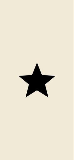 a black star on a white background