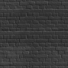 a black brick wall is shown in this image