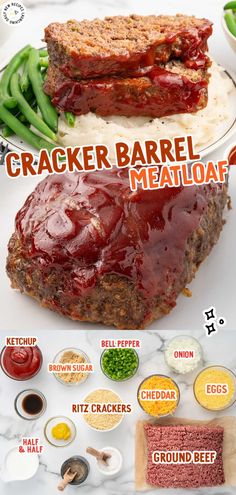 the meatloaf recipe has been made with crocker barrel meat