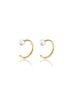 14K Gold Claw Pearl Earring Claw Earrings, Pearl Earring, Yellow White, Beautiful Jewelry, 10 Days, Piercings, Gold Color, Pear, York City