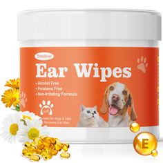 an image of ear wipes for dogs and cats