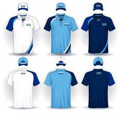 Set of uniform template, polo shirts and... | Premium Vector #Freepik #vector #fashion #sports #t-shirt #office Polo Shirt Design Graphics, Polo Shirt Design Ideas, Polo Shirt Design Uniform, Polo Shirt Uniform, Uniform Template, Polo T Shirt Design, Corporate Shirts, Company Uniform, Sports Tshirt Designs