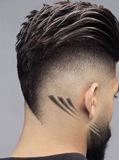 Hair Designs For Men, Cool Hair Designs, Men Hair Color, Haircut Designs, Stylish Haircuts