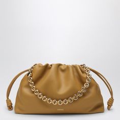 6715 LOEWE  BIG FLAMENCO PURSE SAHARA LEATHER BAG Loewe Flamenco, Round Leather, Leather Bag Women, Leather Clutch Bags, Colored Leather, Mini Purse, Large Bag, Nappa Leather, Leather Mini