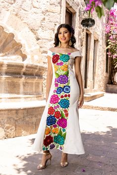 Mexican Theme Dresses, Dress Latina, Mexican Party Dress, Mexican Outfits, Latina Style, Mexican Wedding Dress, Mexican Party Theme, Mexican Blouse