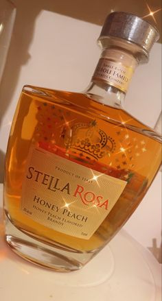 a bottle of stella rosa honey peach