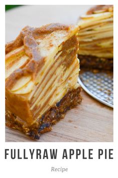 a piece of cake sitting on top of a wooden cutting board