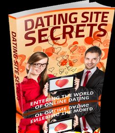 the book cover for dating site secrets, which features two people holding up a heart