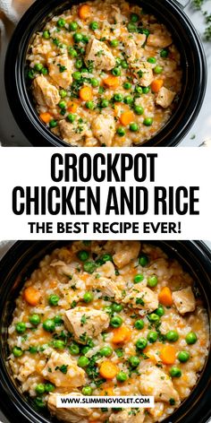 crockpot chicken and rice is the best recipe ever