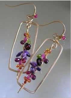 Wire Work Jewelry, Work Jewelry, Earring Ideas, Jewelry To Make, Wrapped Jewelry