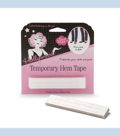 Wear the same pair of pants with stilettos, flats, sandals, sneakers and boots using the Hollywood Fashion Secrets Temporary Adhesive Hem Tape Strips This pack contains 18 hem tape strips These strips do not need ironing or sewing These specially sized, fabric - friendly 3M tape pieces are ideal for temporary hemming of jeans, jacket cuffs, dress pants, skirts and dressesBrand: Hollywood Fashion SecretsCollection: AdhesiveIncludes 18 tape strips 2010 Fashion Trends, Hem Pants, Clothing Sites, Office Bag, Flats Sandals, Jeans Jacket, Hollywood Fashion, Joanns Fabric And Crafts