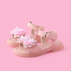 Velcro Sandals, Girls Sweet, Made In China, China, Sandals, Free Shipping