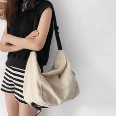 Leisure Shoulder Bag for Women Simple Solid Color Large Capacity Crossbody Bag Tote Female College Student Travel Shopping Bag [23y 9m 26d] Casual On-the-go Shoulder Satchel, Casual On-the-go Satchel Shoulder Bag, Casual Tote Baguette Bag For On-the-go, Trendy Travel Satchel With Single Shoulder Strap, Casual Baguette Bag For On-the-go, Casual Single Strap Backpack, Trendy Everyday Canvas Backpack, Casual Shoulder Bag Satchel, Casual Beige Shoulder Bag For School