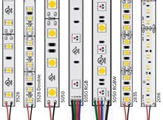 the different types of leds are shown in this diagram, and each one is connected to