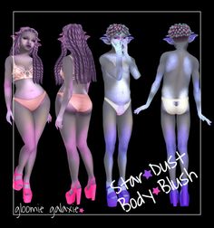 Sims 4 Glowing Cc, Sims 4 Body Blush, Where To Put Blush, Sims 4 Werewolf Cc, Sims 4 Body Hair, Sims4 Skin, Body Blush, Sims Makeup