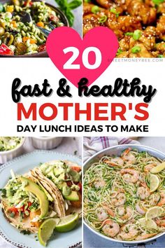 20 fast and healthy mother's day lunch ideas to make for the whole family