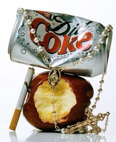 cigs, apple, roserybeads, diet coke, vintage photography, vintage aesthetic, wall art, vintage wall art, lunch, Trippy Tattoo, Arte Grunge, Fruit Photography, I'm With The Band, Diet Coke, Up Book, The Lovers, Ap Art, Blood Sugar Levels