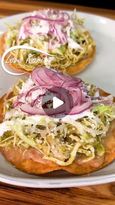 Karina Valladares on Instagram: "Tostadas de Pollo en Salsa Verde Chicken Tostada Recipe.
This is one of my family’s absolute favorites! 🥰 Follow along for the easiest recipe to make this flavorful dish at home. You can use the chicken in enchiladas, tostadas, tacos, sopes, or taquitos—it’s so delicious! 😋 Please comment down below what recipe you will like to see next. Also, check out our YouTube Channel for more delicious recipes. Link in Bio 😊

CHICKEN TOSTADAS INGREDIENTS:
For the chicken:
► 5 garlic cloves
► 1 cup of water
► 2 lbs. chicken
► 2 bay leaves
► 1/4 tsp whole black pepper
► 1/2 white onion
► Salt to taste
For the salsa:
► 1 lb. tomatillos
► 2 serrano peppers
► 1 jalapeño
► 2 garlic cloves
► Small piece of white onion
► Small bunch of cilantro
► 1/8 tsp black pepper
► 1/8