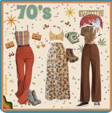 Fashion Inspo Outfits Short People, 70s Baddie Outfits, 70s Outfit Moodboard, Groovy Inspired Outfits, 70s Outfits Party 1970s Vintage Fashion, 70s Vibes Aesthetic Outfit, Summer 70s Fashion, 70s 80s 90s Outfit, 70 Inspired Outfits Summer