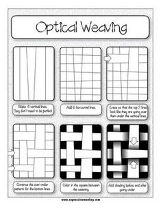 an image of optical weaving worksheet