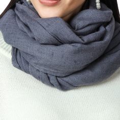 Stay cozy and stylish with this Handwoven Gray Cashmere Scarf. The versatile grey hue adds a touch of sophistication to any outfit, making it perfect for everyday wear. Made with soft and luxurious cashmere, this gray cashmere scarf will become a staple in your cold weather accessory collection. 100% Cashmere – World's finest Cashmere Cashmere Harvested from Changthangi goat who live in the Himalayan region of Ladakh Hand Spun & Hand Woven in Kashmir One Size: 28 Inch (Width) X 80 Inch (Length) Luxury Gray Scarves For Winter, Luxury Gray Scarf For Winter, Luxury Gray Winter Scarves, Gray Cashmere, Cashmere Pashmina, Cashmere Fabric, Cashmere Wrap, Pashmina Scarf, Outfit Making