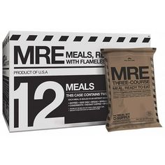 mre meal mix with flannel, 12 5oz bag and 1 / 2lb case