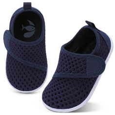 PRICES MAY VARY. 🐬QUICK-DRY & LIGHTWEIGHT: Each pair of these water shoes is only 160g, super lightweight as a feather. Breathable mesh fabric and great stretch polyester fabric, skin-friendly and quick-drying, honeycomb sole has perfect drainage, water will exhaust soon, give your kids cool and comfortable feel during beach play or water sports. 🐬SLIP ON & HOOK AND LOOP: Smooth neck design prevents scratching when wearing, hook and loop design make sure the shoes are tightly fixed on the litt Smooth Neck, Walking Water, Beach Play, Aqua Socks, Swim Pool, Loop Design, Walking Sandals, Daily Walk, Beach Kids