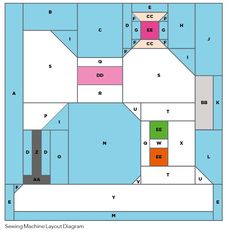 the floor plan for an apartment complex