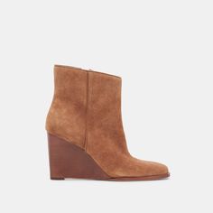 SUSANN WIDE BOOTIES CHESTNUT SUEDE Dolce Vita Booties, White Booties, Dolce Vita Shoes, Day To Night, Brown Leather Boots, To Night, Suede Ankle Boots, Womens Boots Ankle, Suede Booties