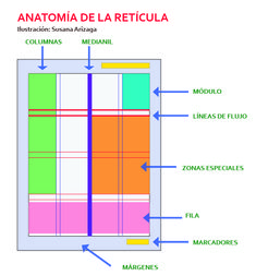 the anatomy of an anatomia de la reticuaa in spanish and english