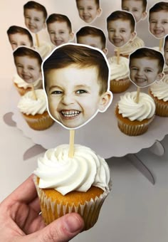 Custom Face Cupcake Toppers Birthday Party Cupcake Toppers | Etsy Face Cupcakes, 50th Birthday Party Ideas For Men, Face Cupcake Toppers, Surprise 30th Birthday, 30th Bday Party, Pyjamas Party, 50th Birthday Party Decorations