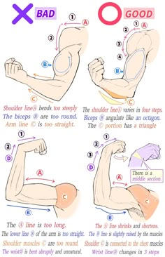 an image of how to stretch out the arm and shoulder muscles in 3 easy steps