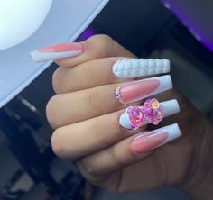 Diy Acrylic Nails, Acrylic Nails Coffin Pink, Acrylic Nails Coffin Short, Acrylic Nails Coffin, Fancy Nails, Dope Nails, Nail Spa, Long Acrylic Nails, Acrylic Nail Designs