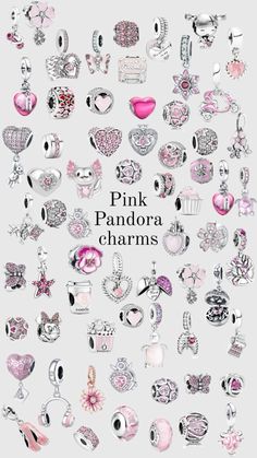 Pandora Charms Pink, Girly Christmas Gifts, Pandora Pink