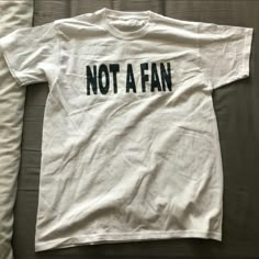 Not A Fan Heavyweight Tee Easy 30 day return policy Mode Harajuku, Silly Shirt, Streetwear Mode, Meme Tshirts, Y2k Clothing, Grunge Vintage, Women Street, Mode Inspo, Fashion T Shirt