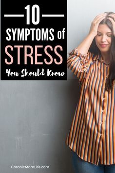 10 symptoms of stress you should know & how to reduce stress with relaxation techniques. #stress #mindful Severe Headache, Relaxation Techniques, Mental Health Support, Mental Health Awareness