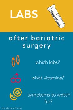 Gastric Bypass Diet, Vsg Surgery, Bariatric Sleeve, Lab Work, Most Effective Diet, Bariatric Surgeon, Bariatric Diet, Sleeve Surgery, Bariatric Eating