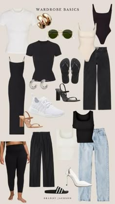 #wardrobebasics #summeroutfit #outfit #clothing #clothes Mode Tips, Mode Inspo, Wardrobe Basics, Summer Fashion Outfits, Basic Outfits