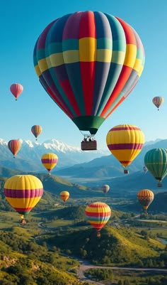 "Soar into the sky with vibrant hot air balloons floating over lush green valleys in stunning 3D detail." The Swing Painting, Hot Air Balloon Aesthetic, Hot Air Balloon Photography, Hot Air Balloon Painting, Air Balloon Painting, Talent Show Ideas, Rococo Painting, Hot Air Balloons Photography, Hot Air Baloons