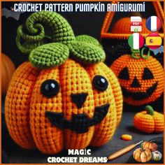 crochet pattern pumpkin amigurum by magic crochet dreams