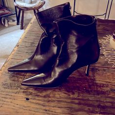 Gently Used, All Top-Quality Leather- Size 9 But Fits Snug, Could Fit An 8. Custom Heels, Jimmy Choo Shoes, Shoes Heels Boots, Jimmy Choo, Shoes Women Heels, Heeled Boots, Shoes Heels, Women Shoes, Boots