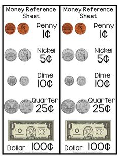 money worksheet for kids to learn how to make money from scratch and penny